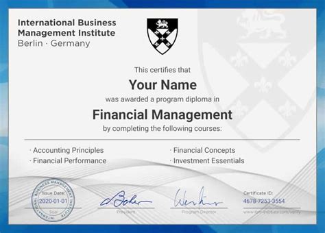 Certificate Program in Personal Financial Planning